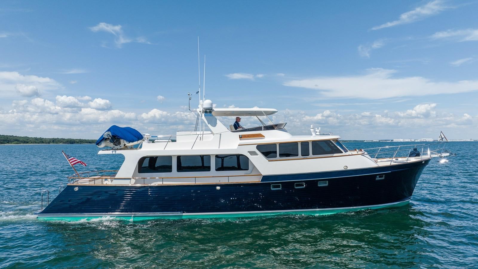 a boat in the water aboard DISCONNECTED Yacht for Sale