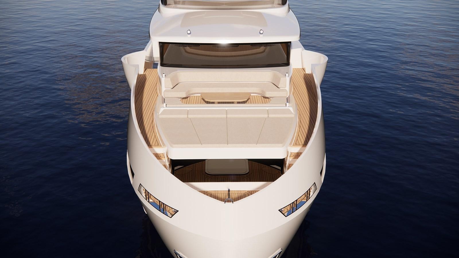 a boat on the water aboard 2024 LAZZARA UHV 125 Yacht for Sale