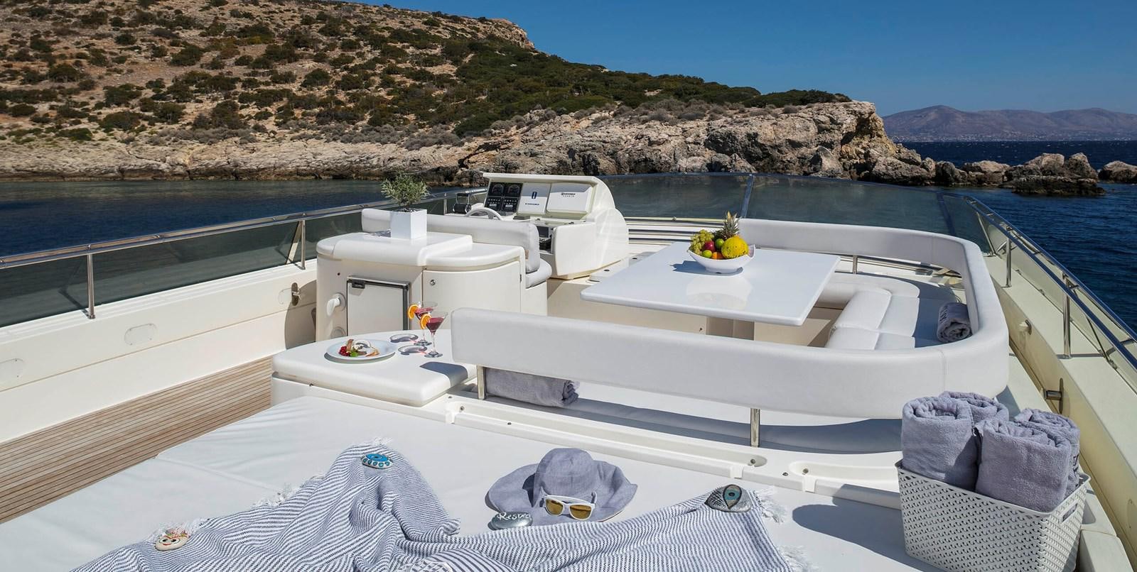 a boat on the water aboard LAZY DAYS Yacht for Sale