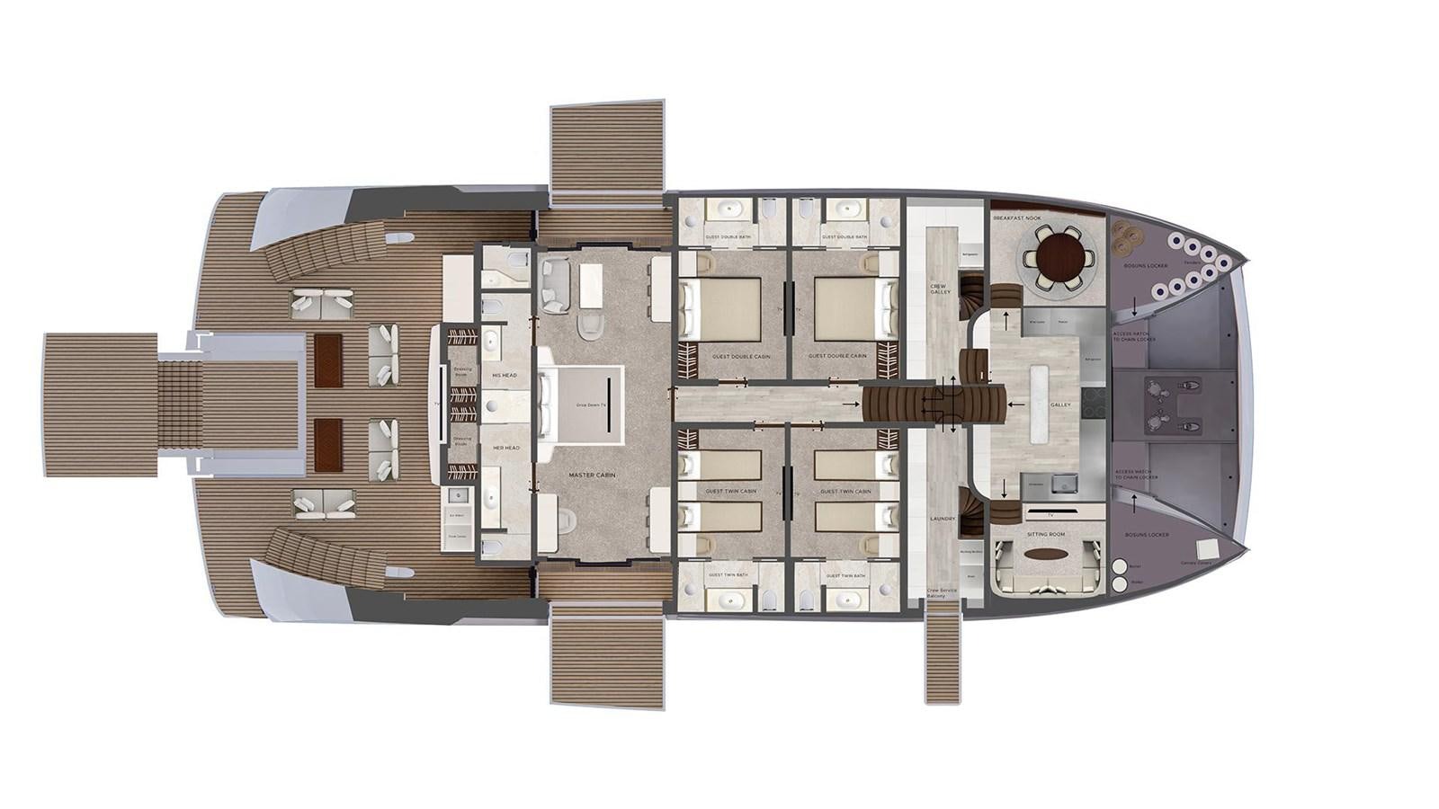 a computer tower with a few components aboard 2024 LAZZARA LPC 500 Yacht for Sale