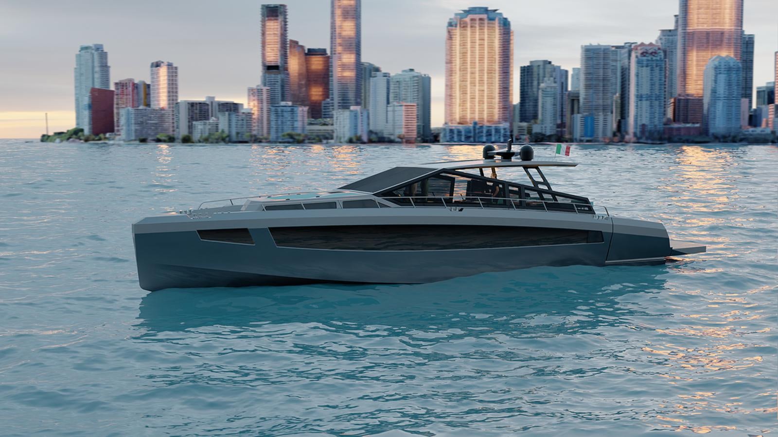 a boat in the water aboard SUERT 70 Yacht for Sale