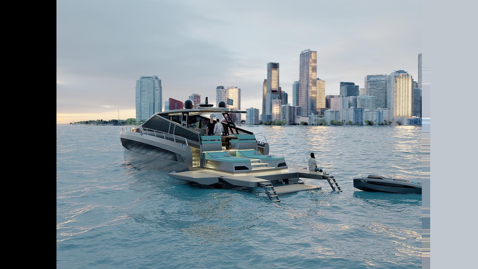 a boat on the water aboard SUERT 70 Yacht for Sale