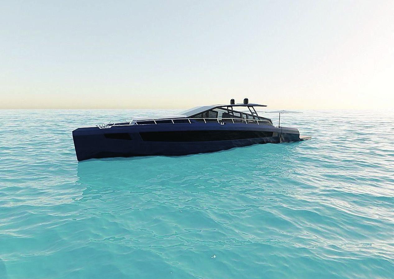 a boat in the water aboard SUERT 70 Yacht for Sale