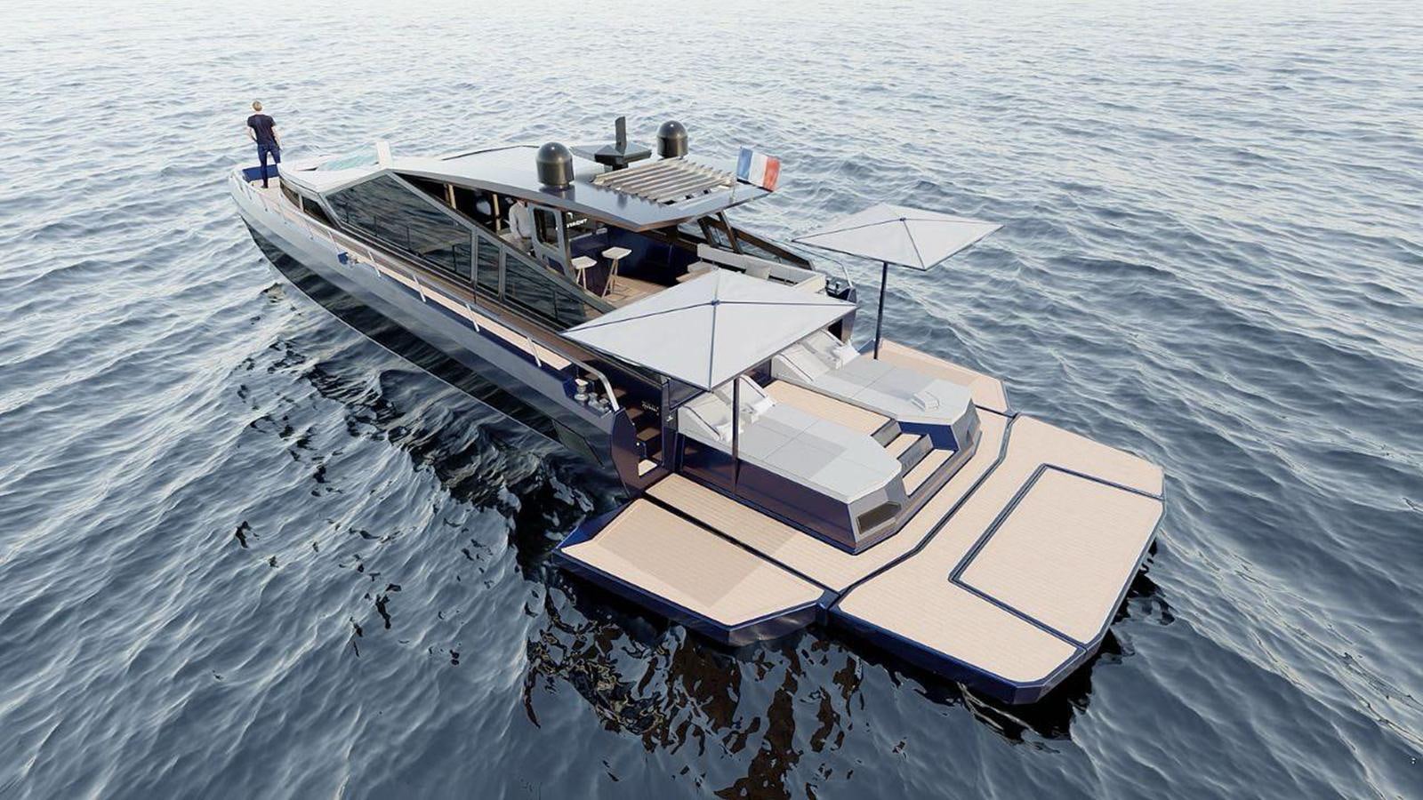 a boat in the water aboard SUERT 70 Yacht for Sale