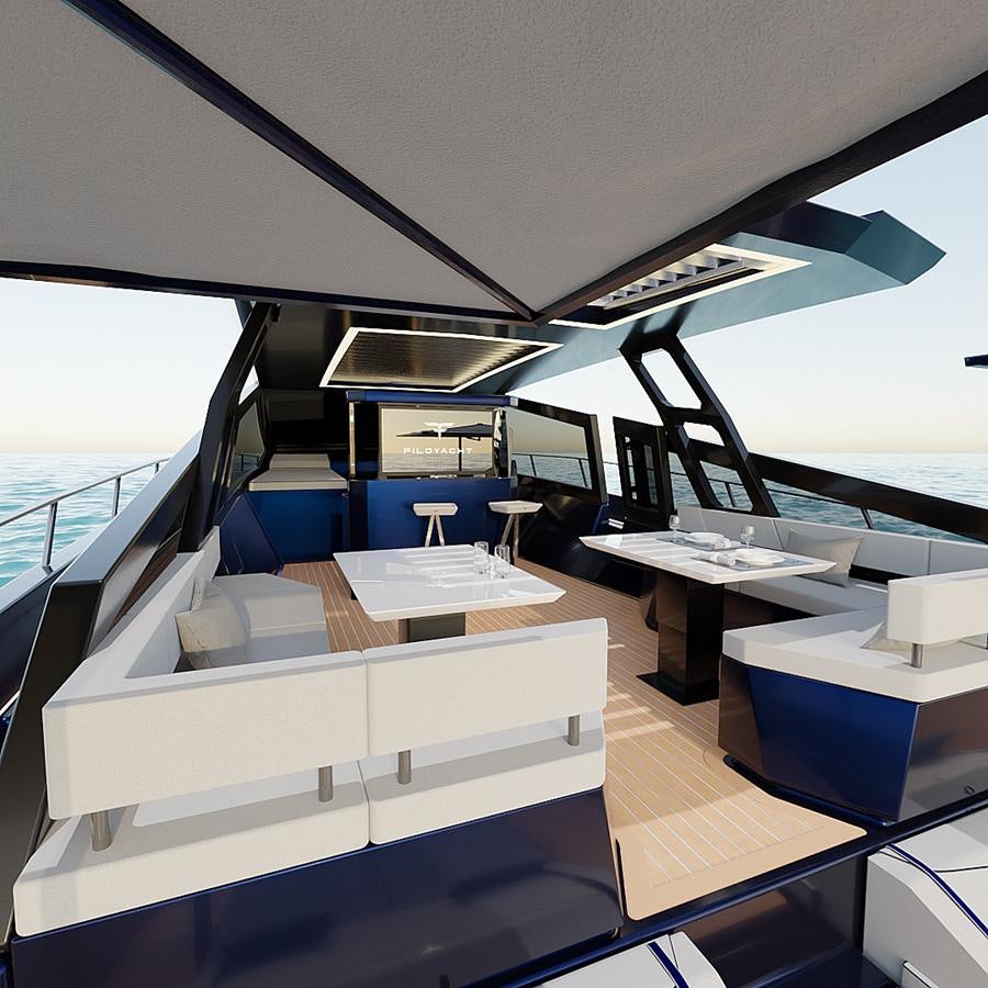 inside of a boat aboard SUERT 70 Yacht for Sale