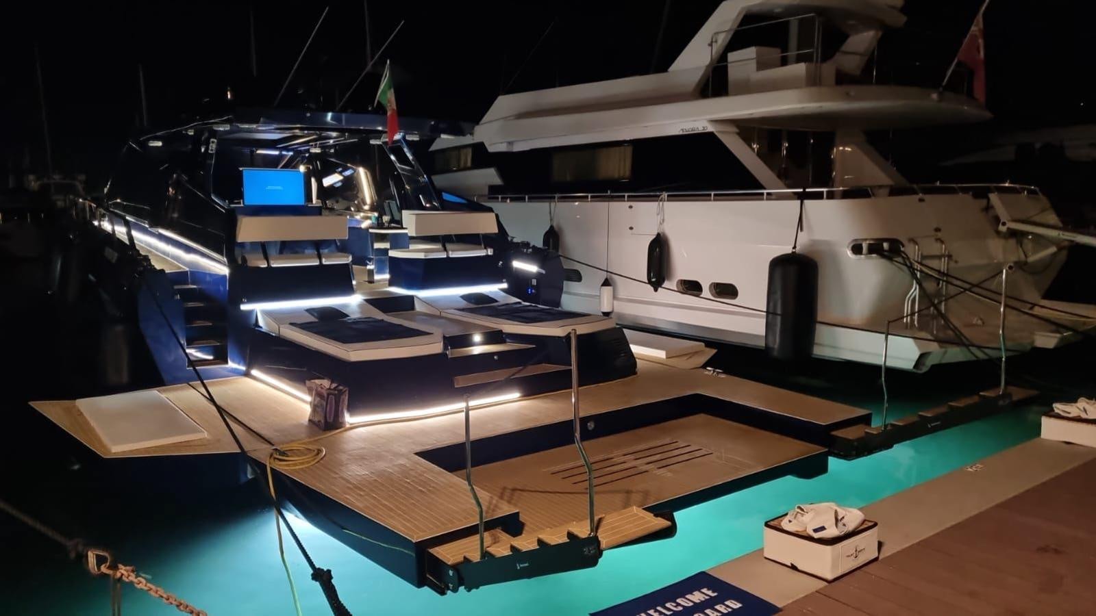 a machine on the counter aboard SUERT 70 Yacht for Sale