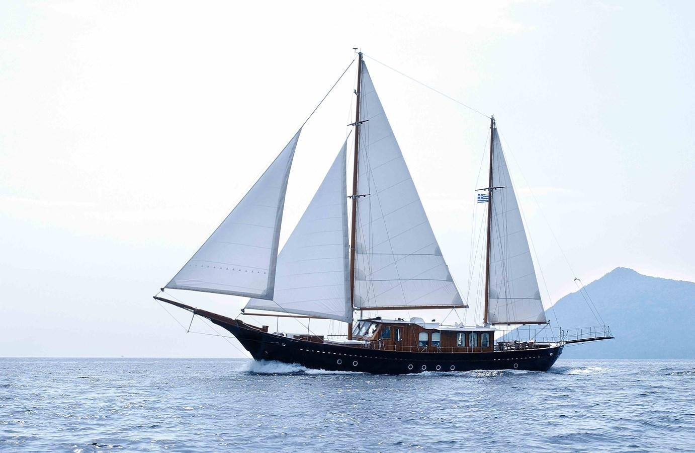 a boat sailing on the sea aboard LIANA H Yacht for Sale