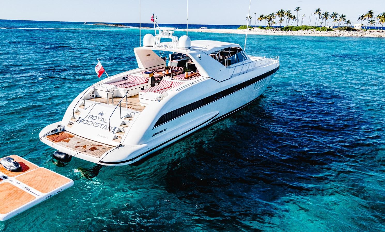 a boat in the water aboard ROYAL ROCKSTAR Yacht for Sale