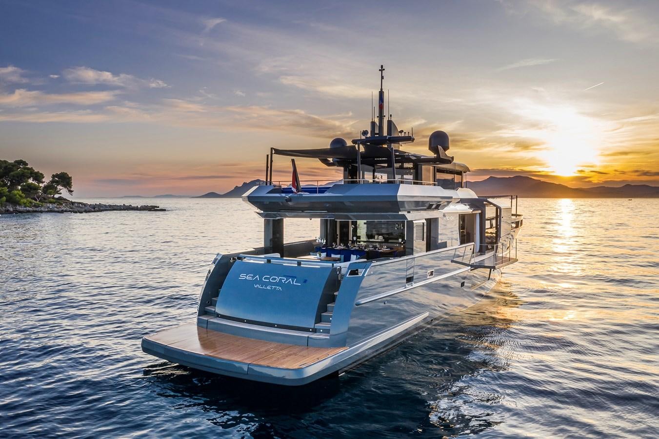 a boat on the water aboard SEA CORAL II Yacht for Sale