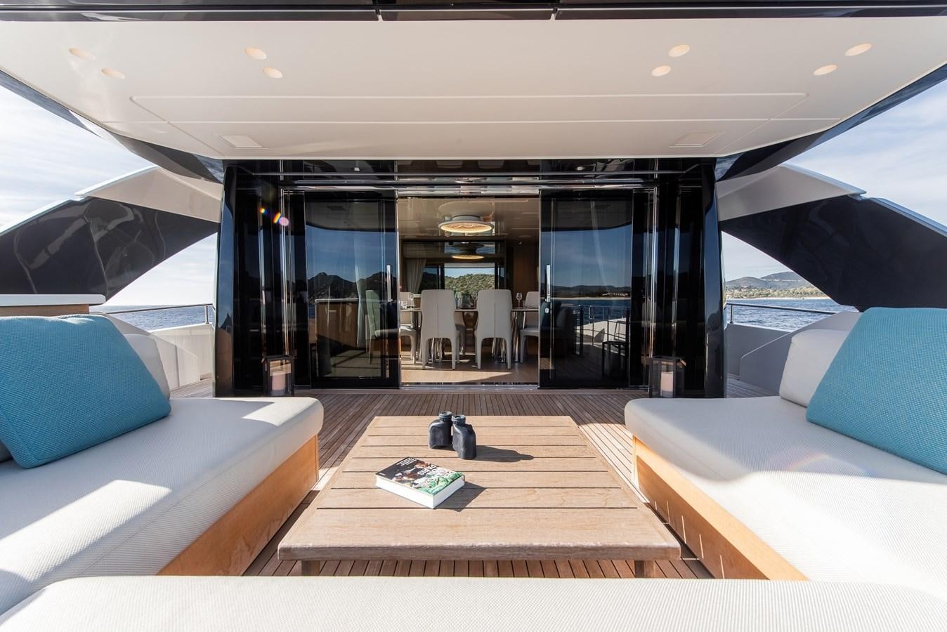inside of a building aboard STONE HILLS Yacht for Sale