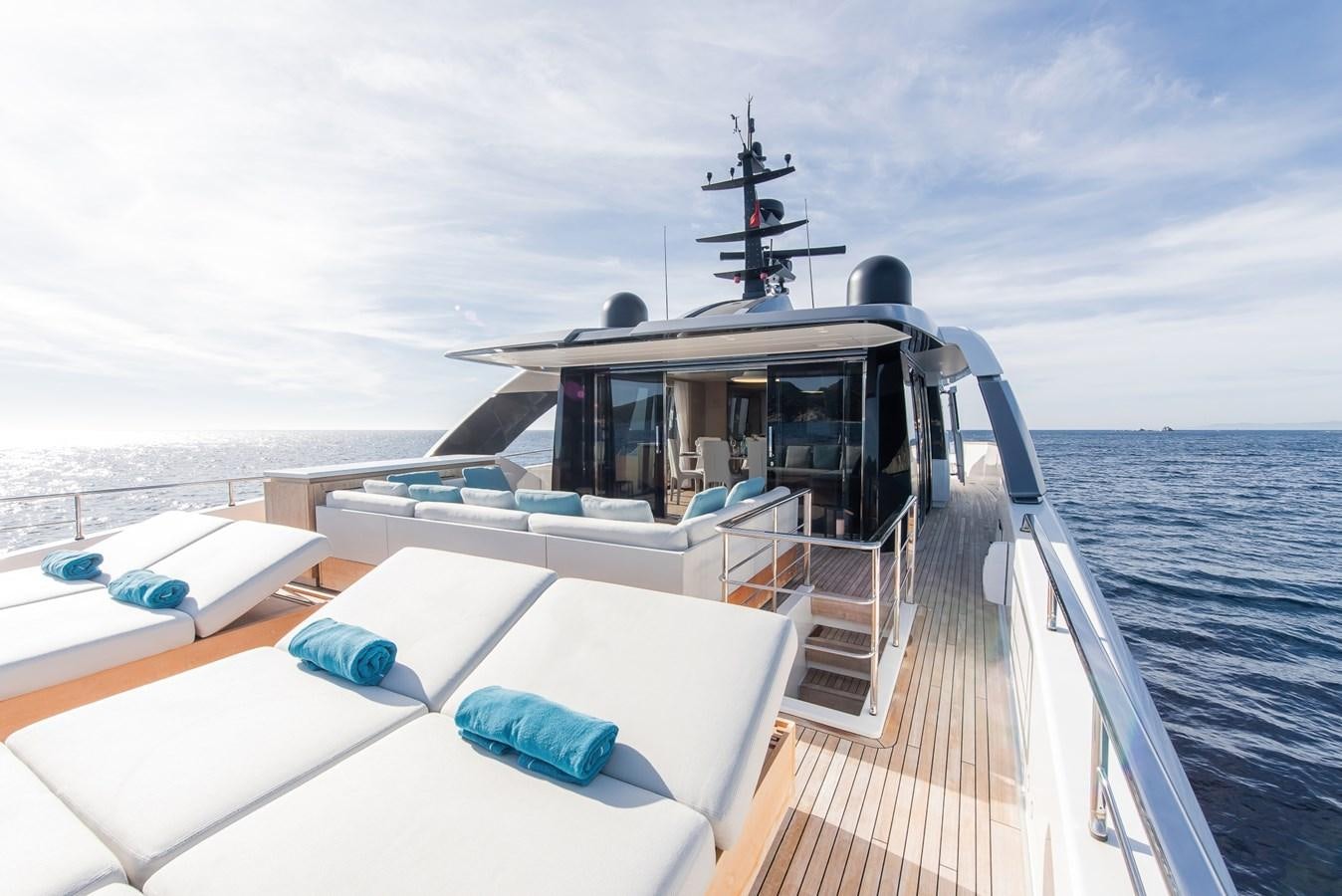 a boat on the water aboard STONE HILLS Yacht for Sale