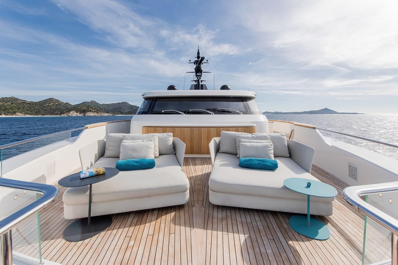 a boat on a deck aboard STONE HILLS Yacht for Sale