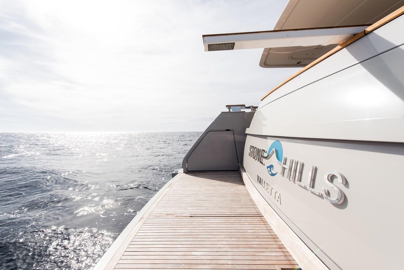 a boat on the water aboard STONE HILLS Yacht for Sale