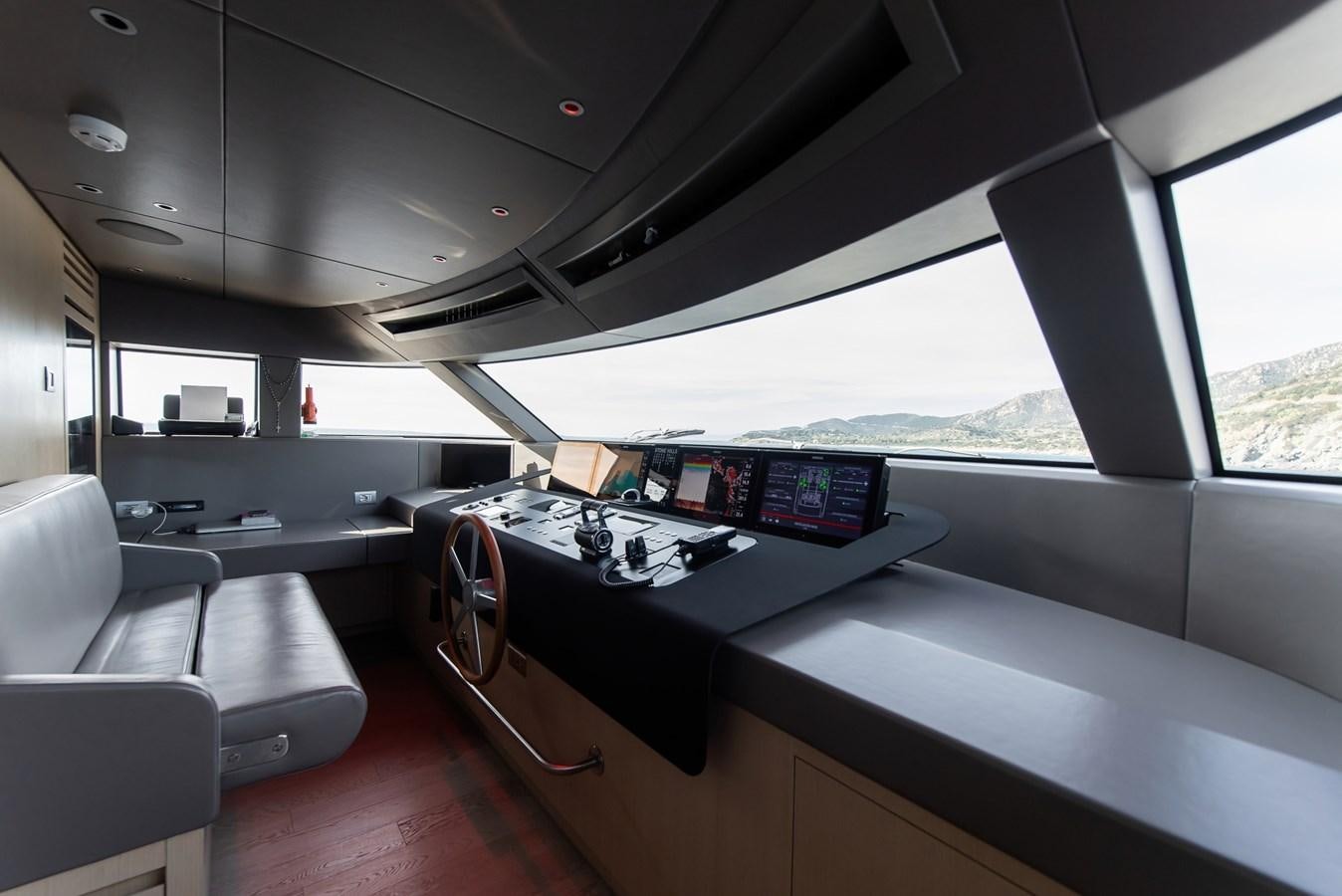 inside of a vehicle aboard STONE HILLS Yacht for Sale