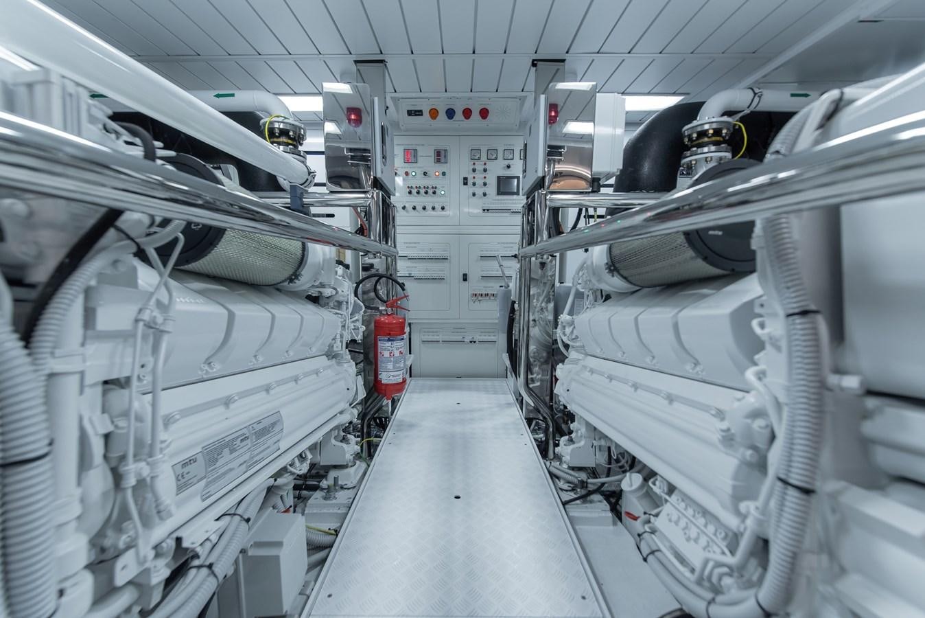 inside of a factory aboard STONE HILLS Yacht for Sale