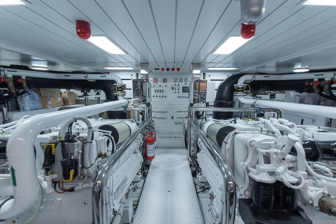 a room with several machines aboard STONE HILLS Yacht for Sale
