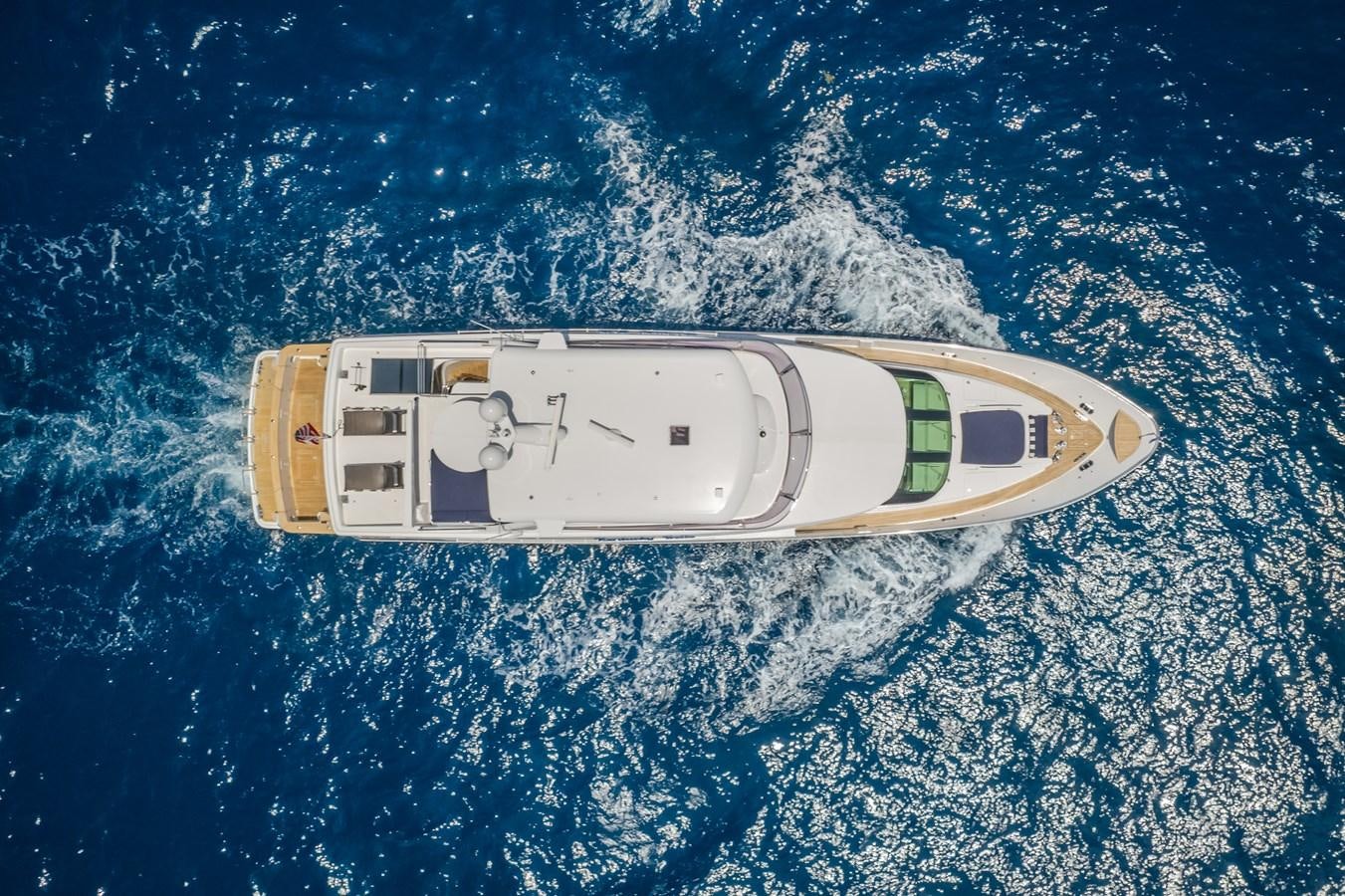 a space ship in space aboard BAD DADDY Yacht for Sale