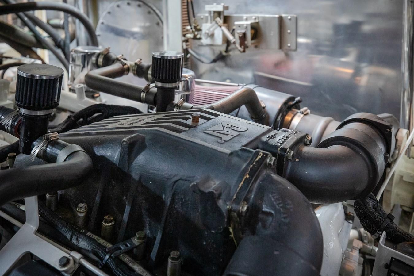 a close-up of a machine aboard BAD DADDY Yacht for Sale