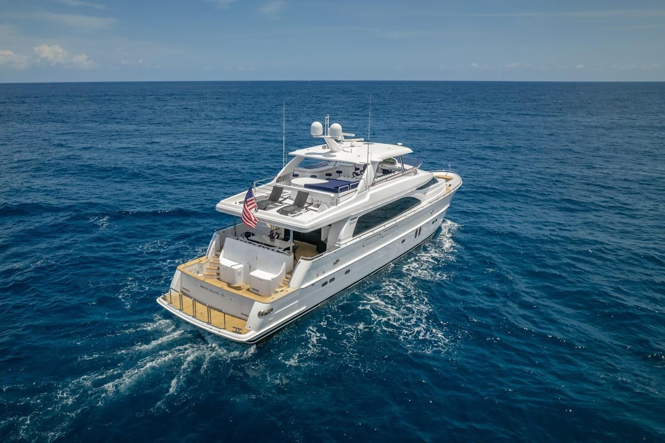 a boat in the water aboard BAD DADDY Yacht for Sale