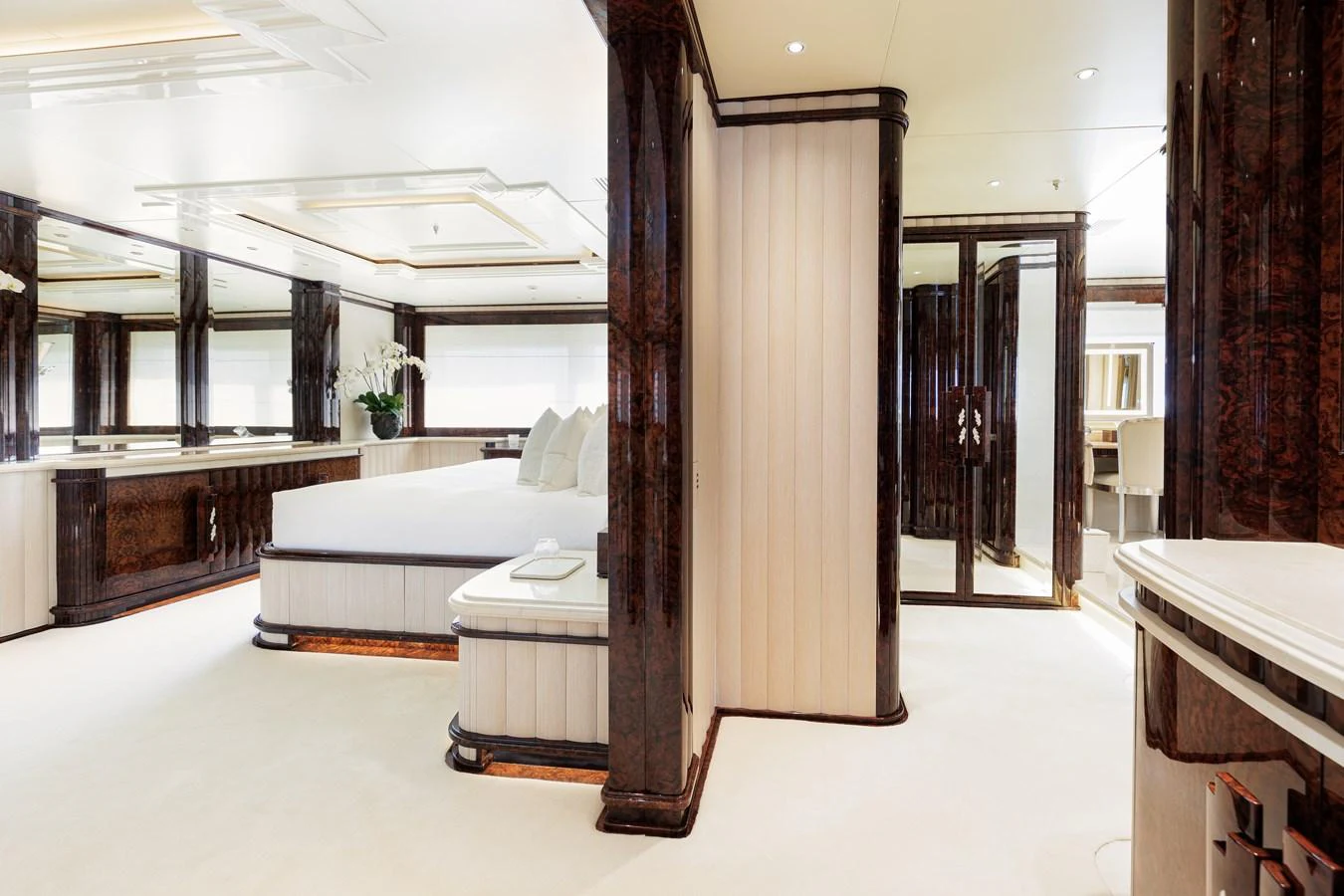 a hospital room with a bed aboard LIONESS V Yacht for Sale