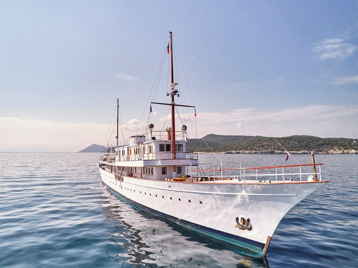 a boat on the water aboard MADIZ Yacht for Sale
