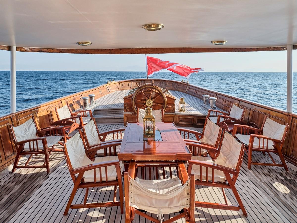 a boat on the water aboard MADIZ Yacht for Sale