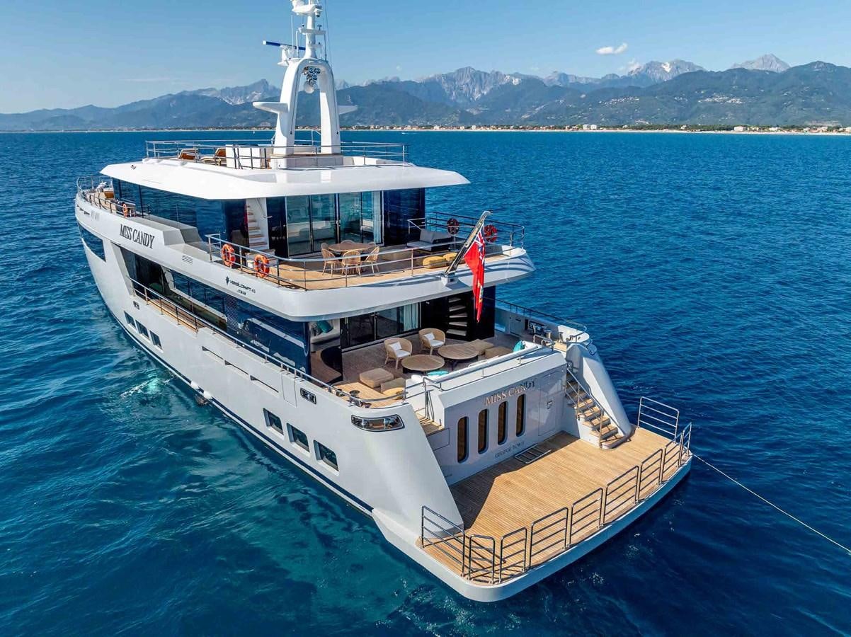 a boat on the water aboard MISS CANDY Yacht for Sale