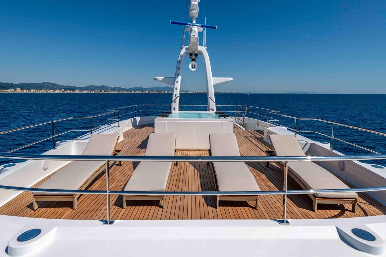 a boat on the water aboard MISS CANDY Yacht for Sale