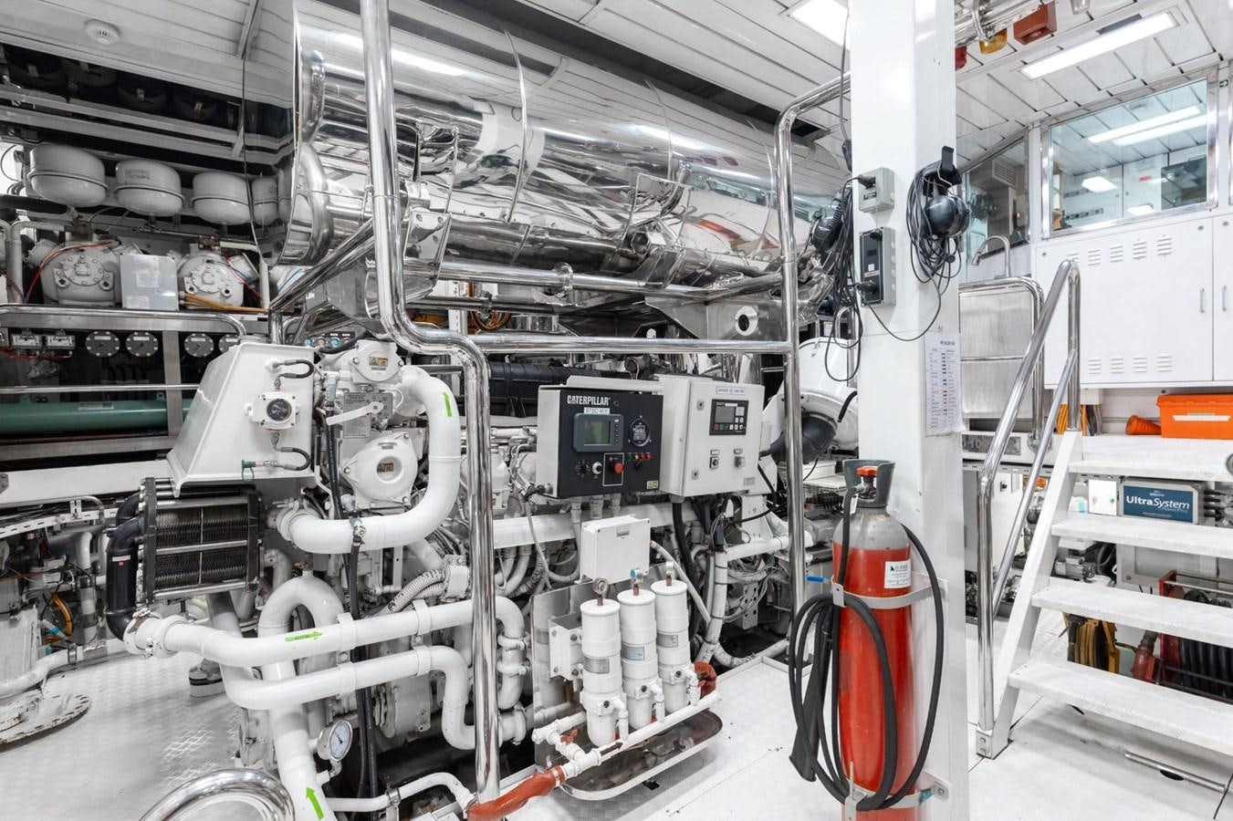 a close-up of a machine aboard LADY B Yacht for Sale