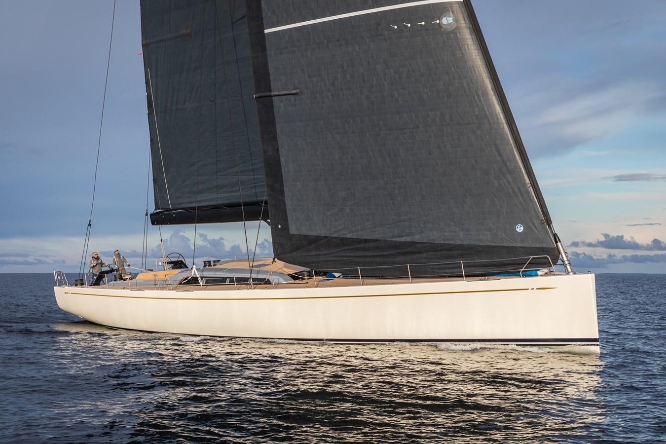 a sailboat on the water aboard HONEY RYDER Yacht for Sale