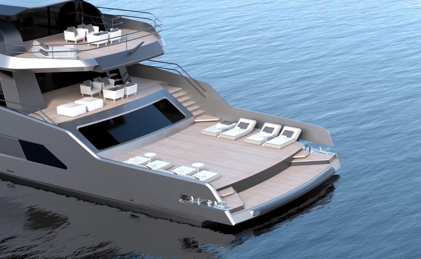 a boat on the water aboard K+ Yacht for Sale