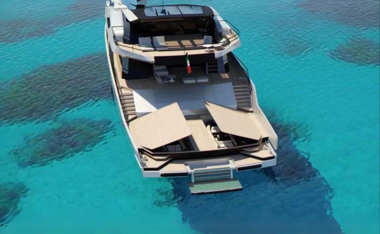 a boat on the water aboard K+ Yacht for Sale