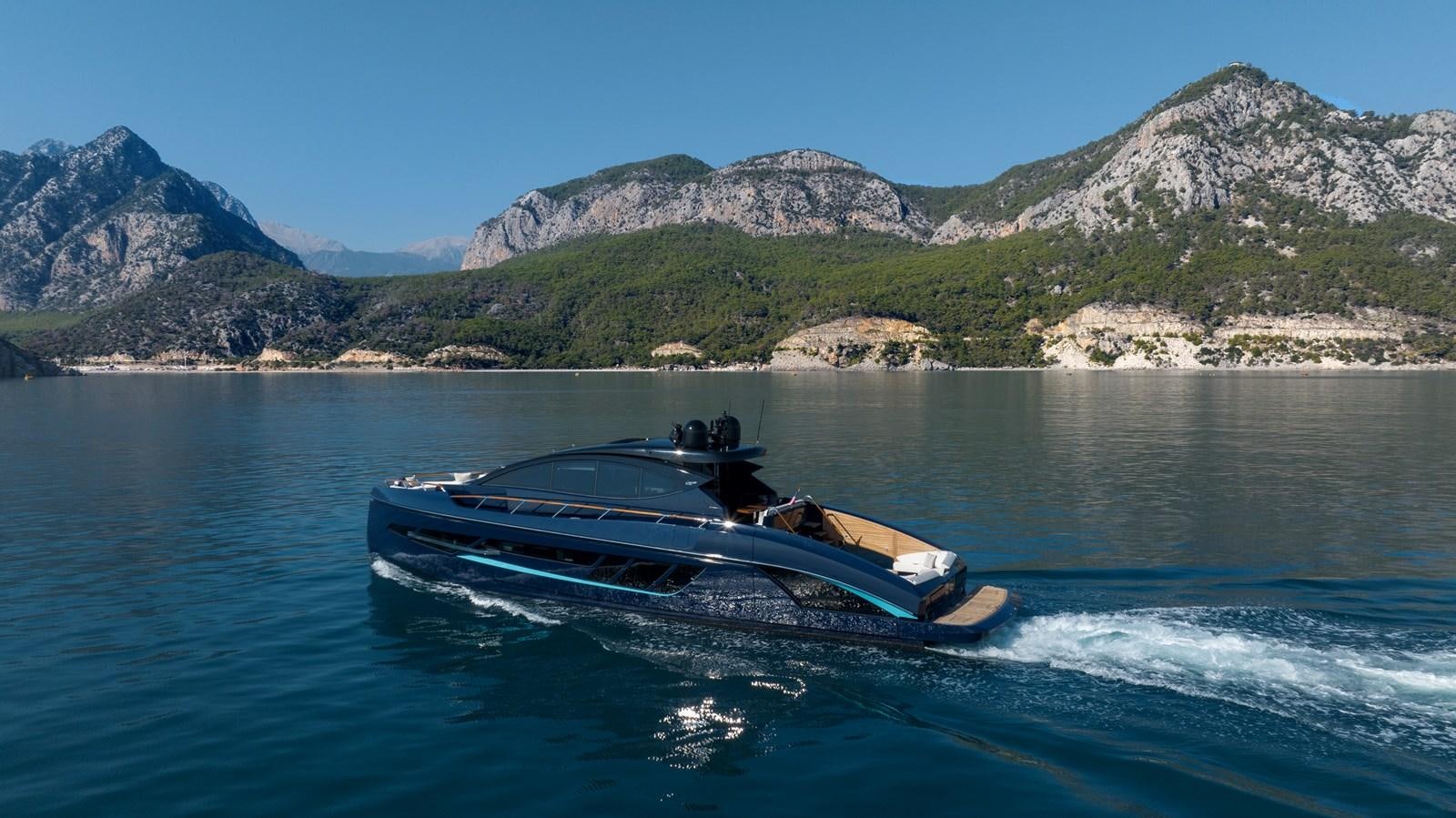 a boat on the water aboard LSX 67 SPORT EXPRESS Yacht for Sale