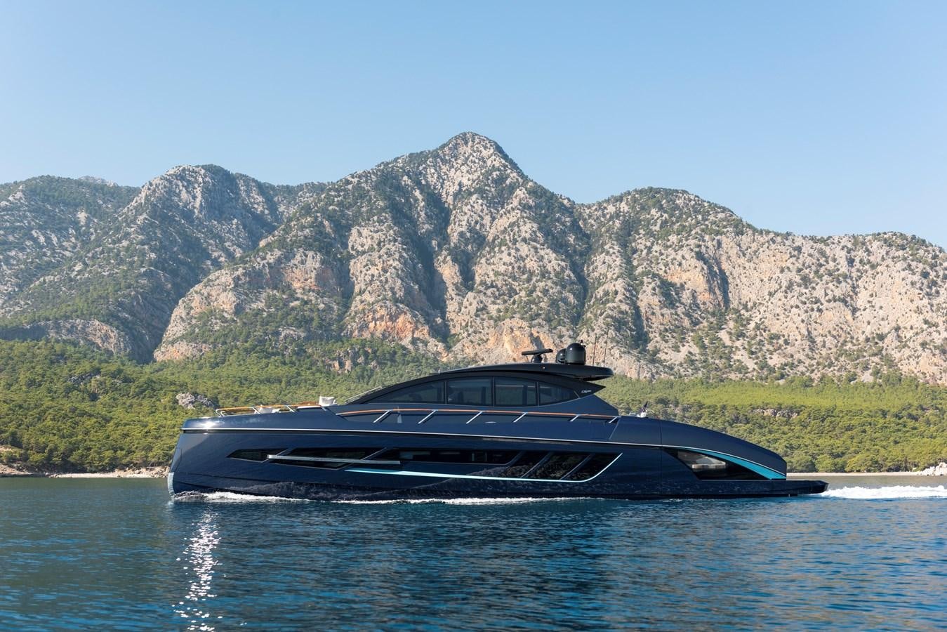 a boat on the water aboard LSX 67 SPORT EXPRESS Yacht for Sale