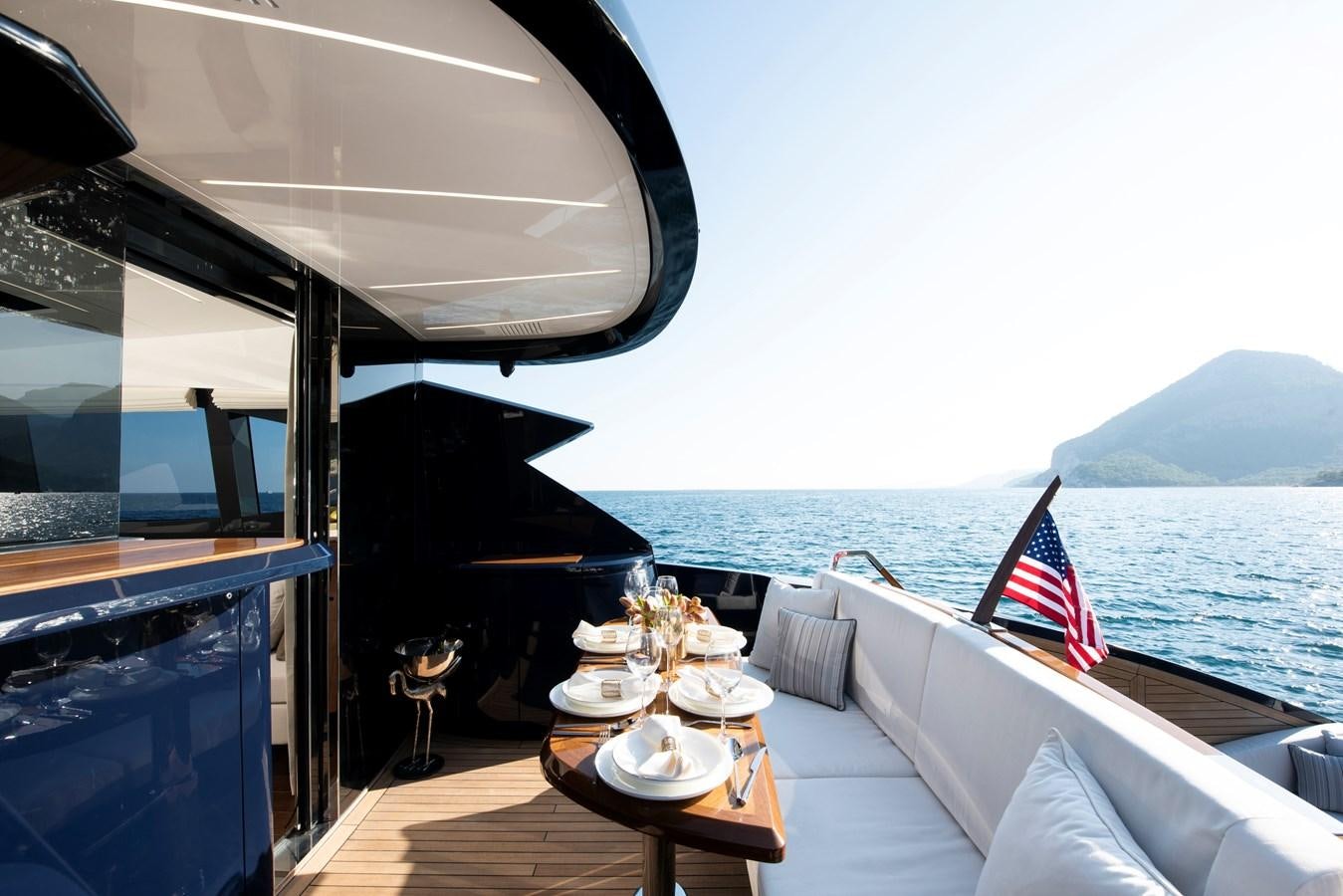 a boat on the water aboard LSX 67 SPORT EXPRESS Yacht for Sale