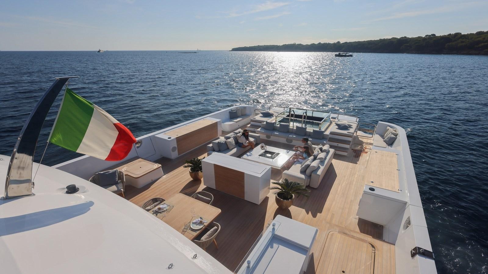 a boat on the water aboard OCEANIC GRAND Yacht for Sale