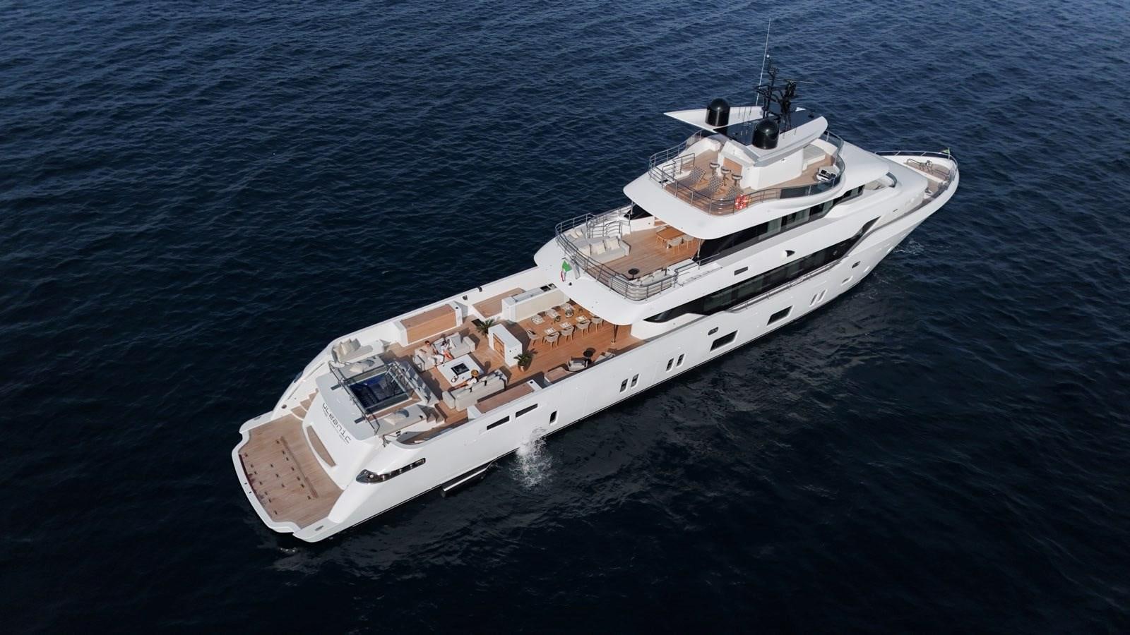 a ship in the water aboard OCEANIC GRAND Yacht for Sale