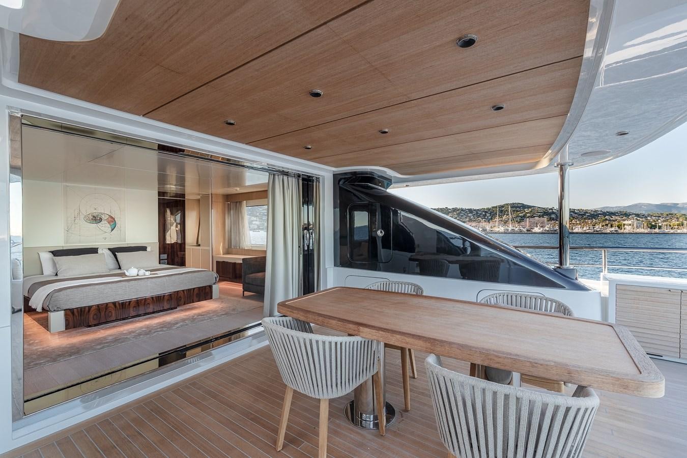 a boat on the water aboard OCEANIC GRAND Yacht for Sale