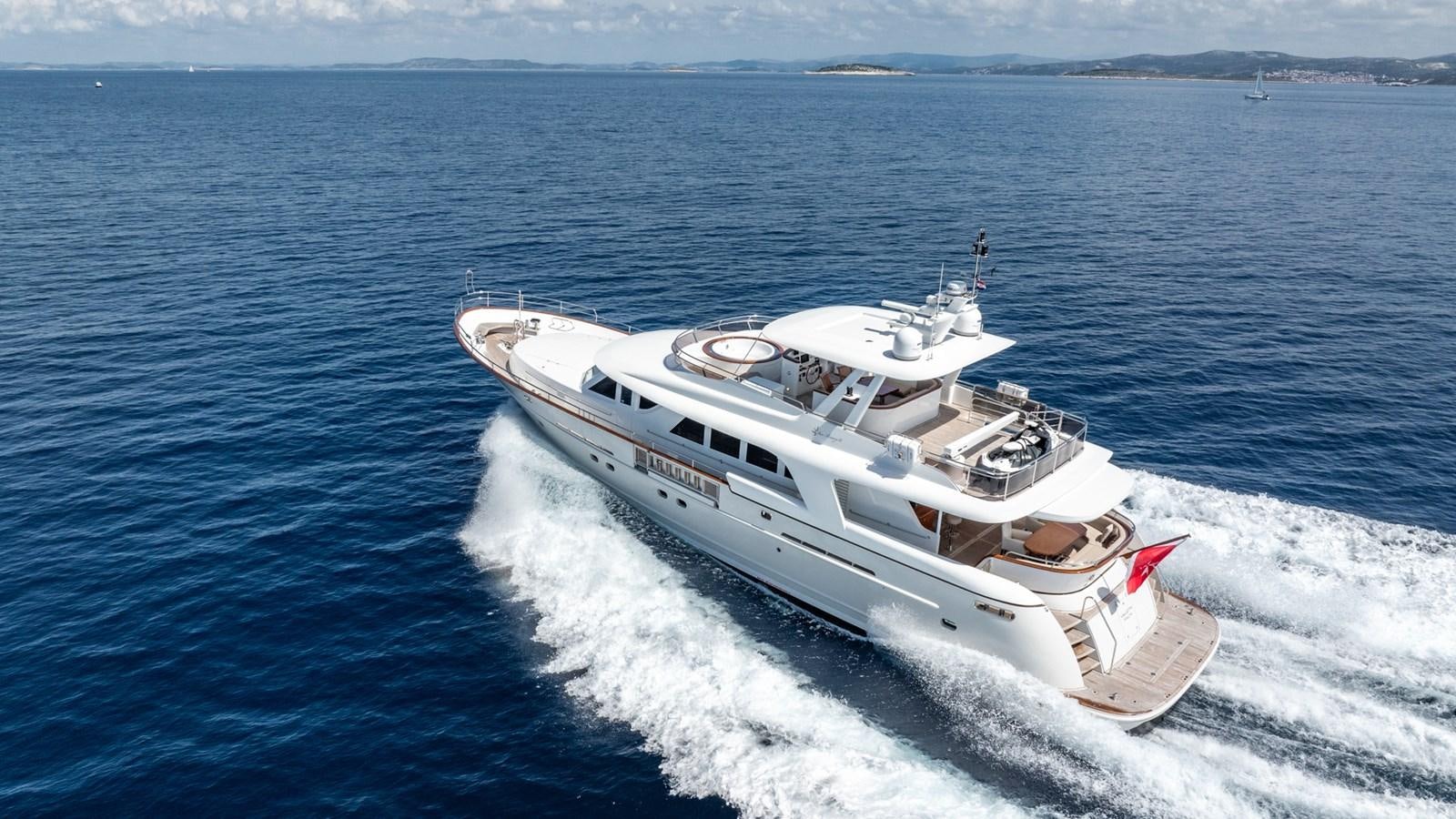 a boat on the water aboard SEA BREEZE II Yacht for Sale