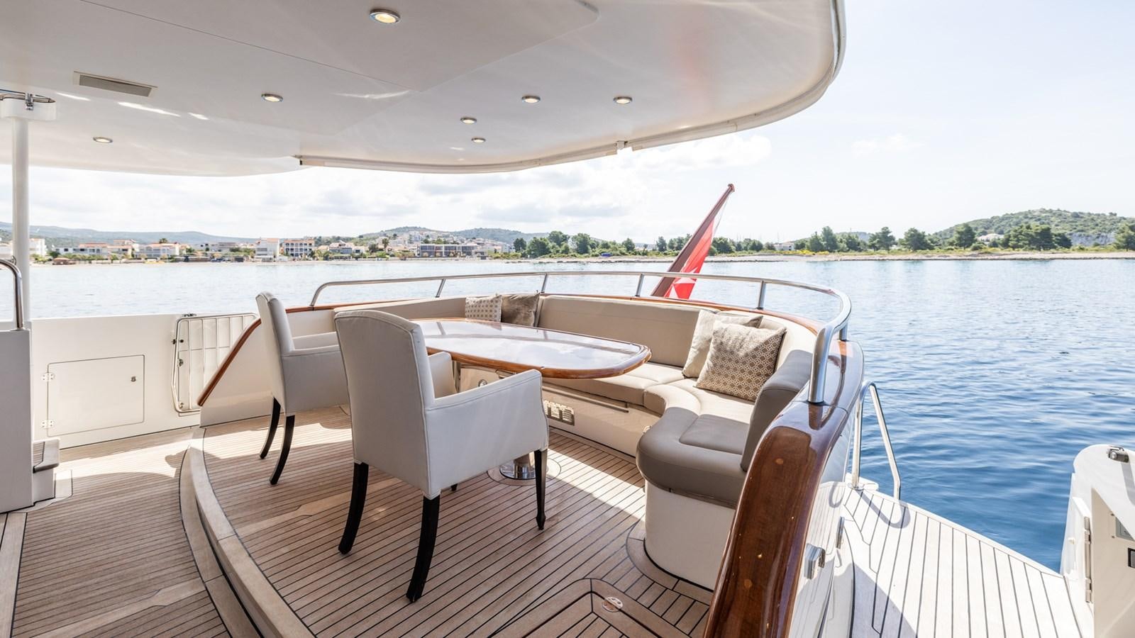 a boat on the water aboard SEA BREEZE II Yacht for Sale