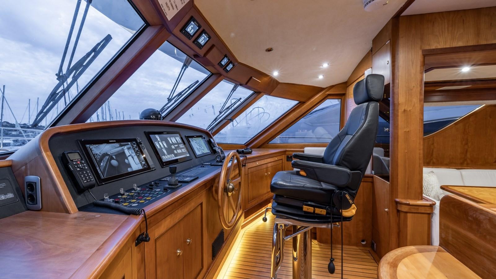 inside of a boat aboard SEA BREEZE II Yacht for Sale