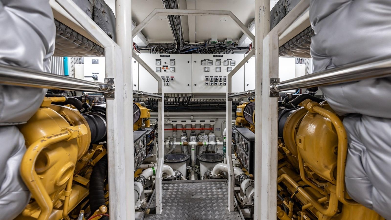 a factory with several machines aboard SEA BREEZE II Yacht for Sale