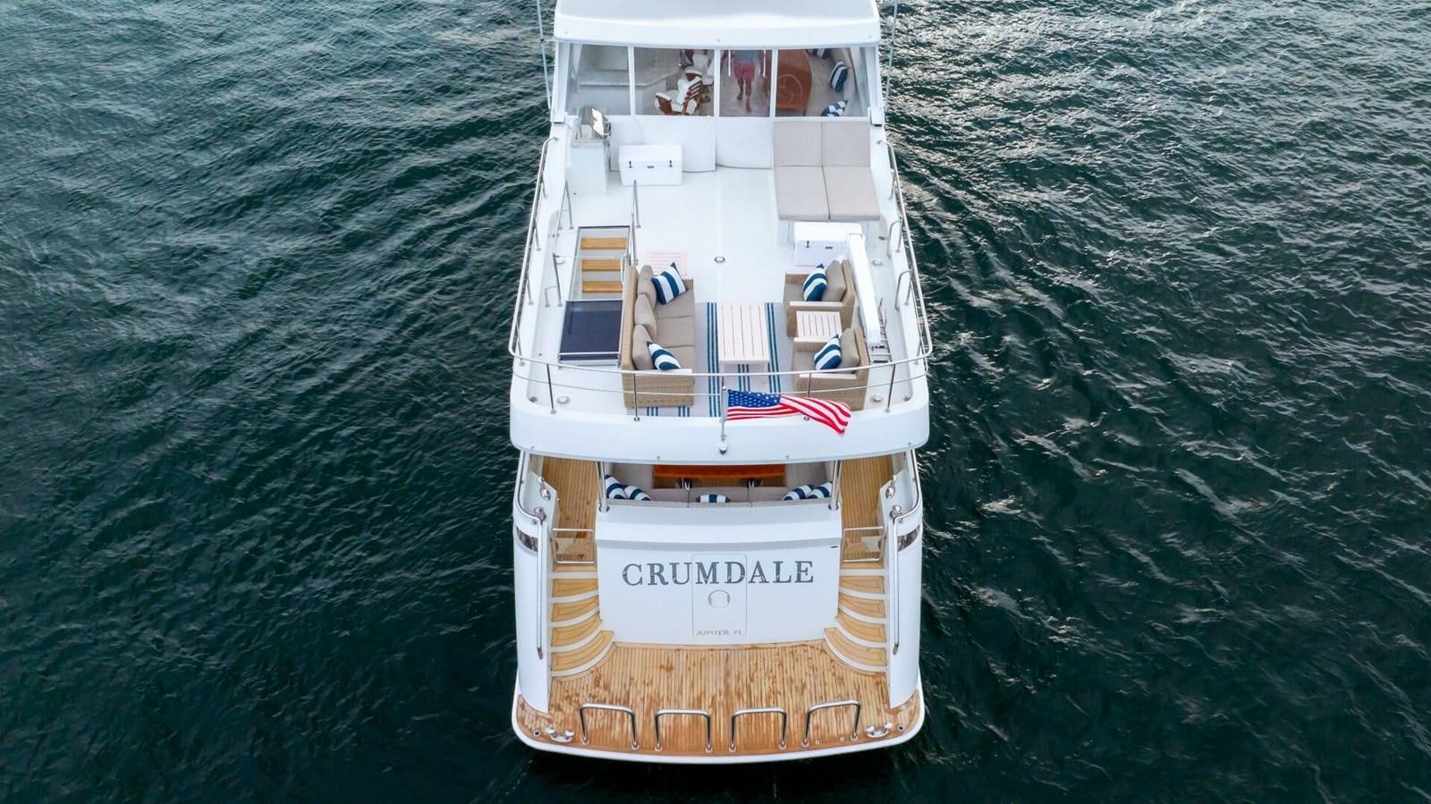 a boat in the water aboard CRUMDALE Yacht for Sale