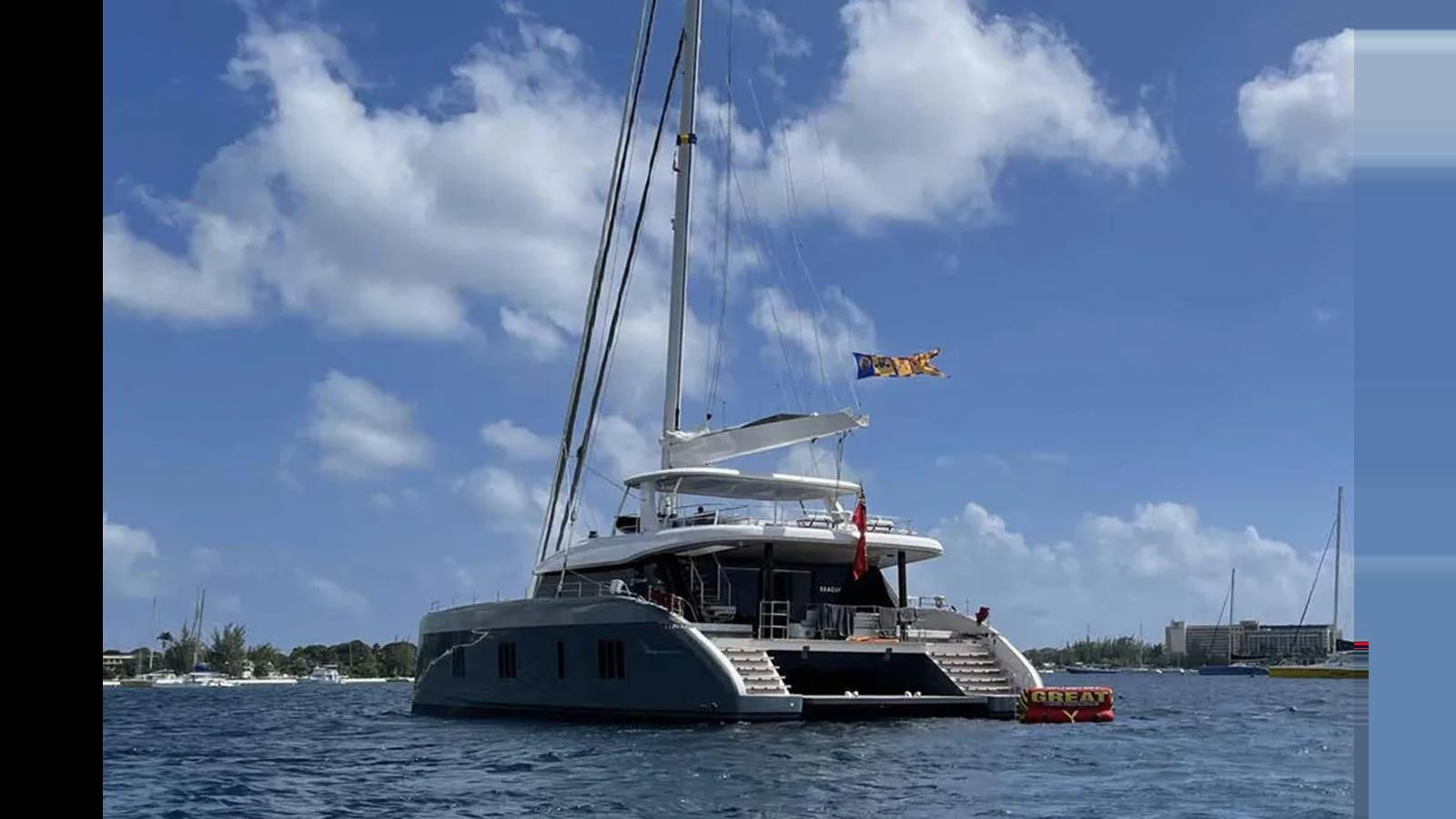 a boat on the water aboard SEACLUSION Yacht for Sale