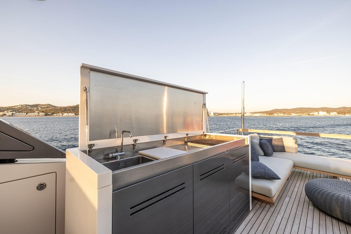 a boat on the water aboard COBANA Yacht for Sale