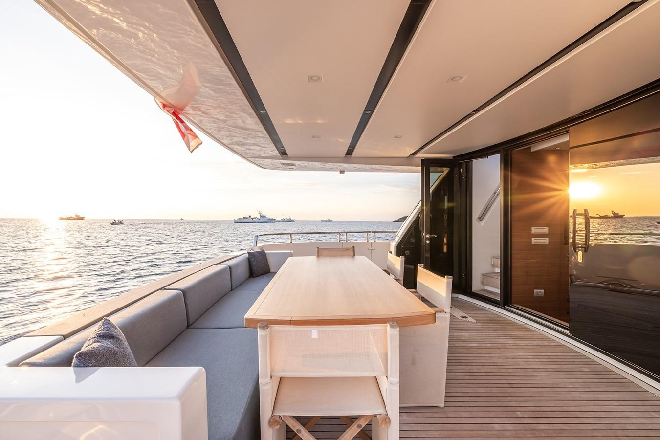 a boat on the water aboard COBANA Yacht for Sale