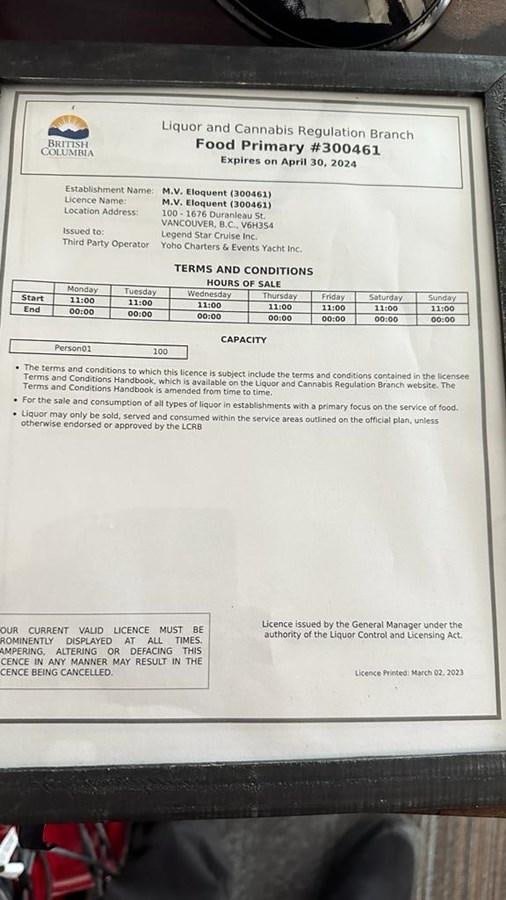 text, letter aboard 1990 PALMER MARINE 68 Yacht for Sale