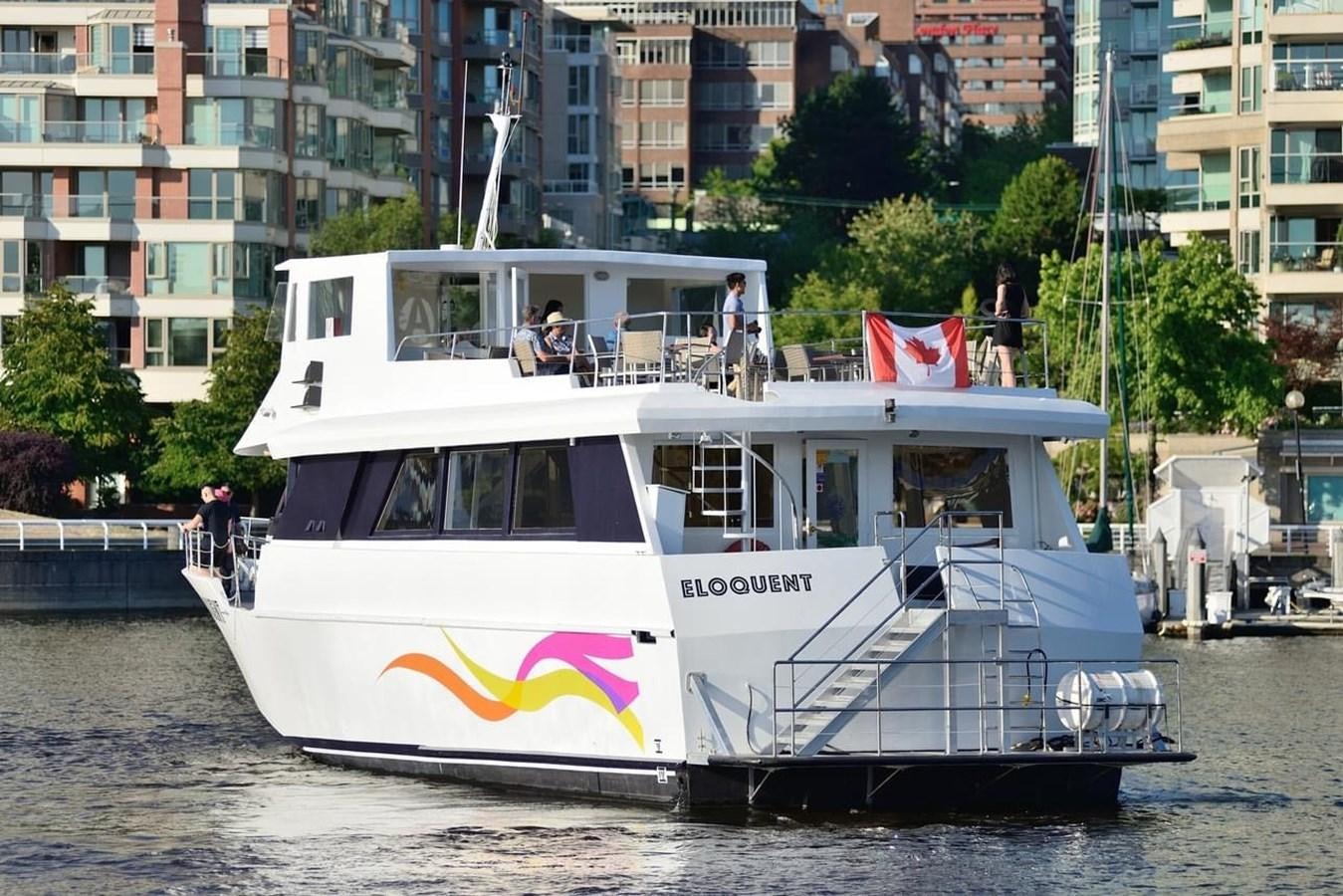 a boat on the water aboard 1990 PALMER MARINE 68 Yacht for Sale