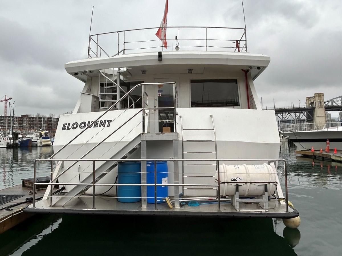 a boat on the water aboard 1990 PALMER MARINE 68 Yacht for Sale