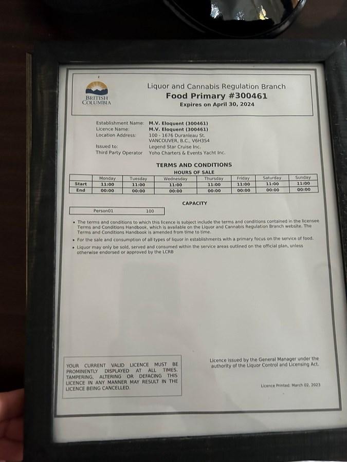 text aboard 1990 PALMER MARINE 68 Yacht for Sale